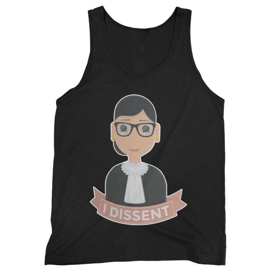 Ruth Bader Ginsburg Rbg I Dissent Man’s Tank Top