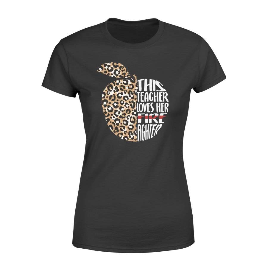 TRL – Half Apple Leopard Love Shirt – Standard Women’s T-shirt – DSAPP