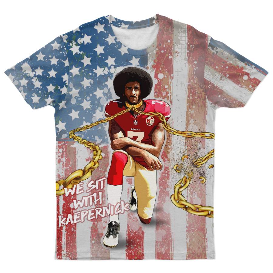 We Sit With Kaepernick T-shirt