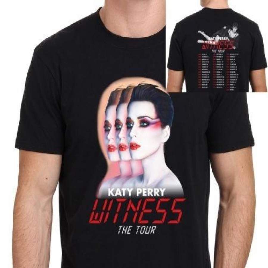New Katy Perry Witness Tour Casual Men T Shirt Black