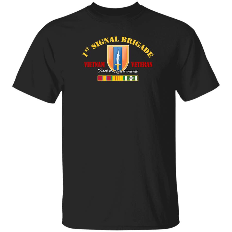 1st Signal Brigade Vietnam Veteran T-Shirt First To Communicate Veterans Day Christmas Gift Mug