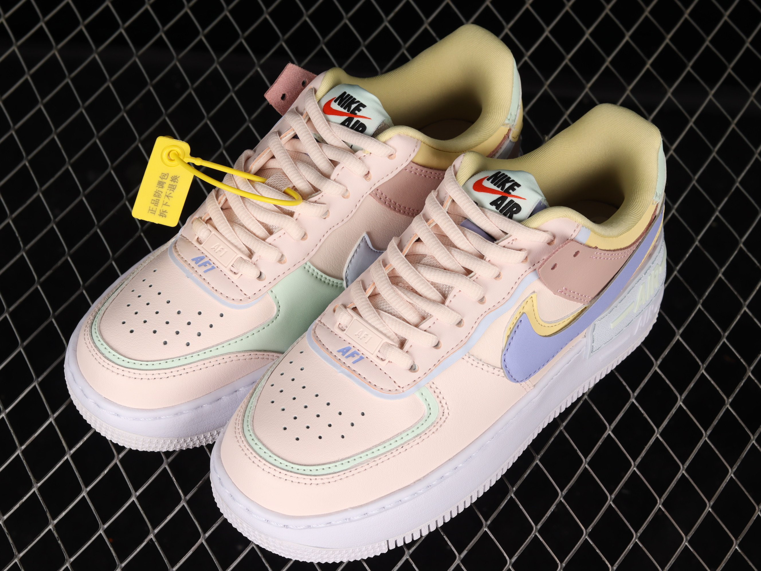 Nike Air Force 1 Low Shadow Light Soft Pink Shoes Sneakers, Women SNK673729327