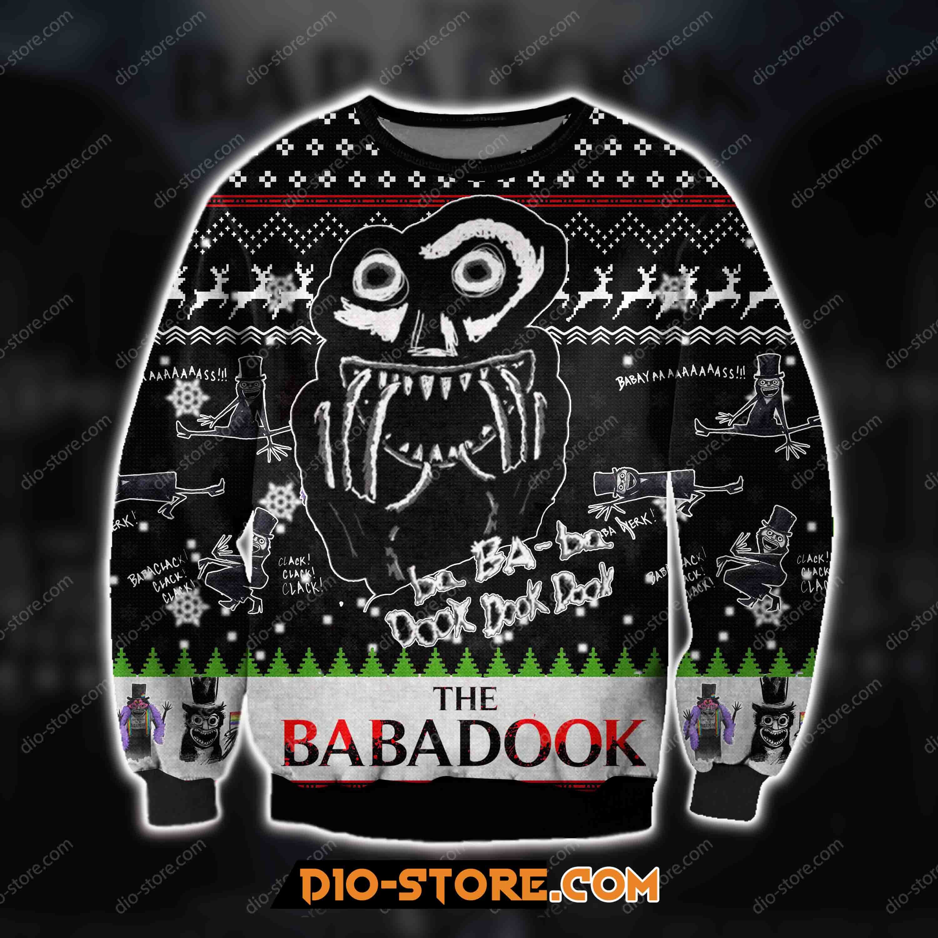 3D All Over Print The Babadook Horror Film Ugly Christmas Sweater Hoodie All Over Printed Cint10294