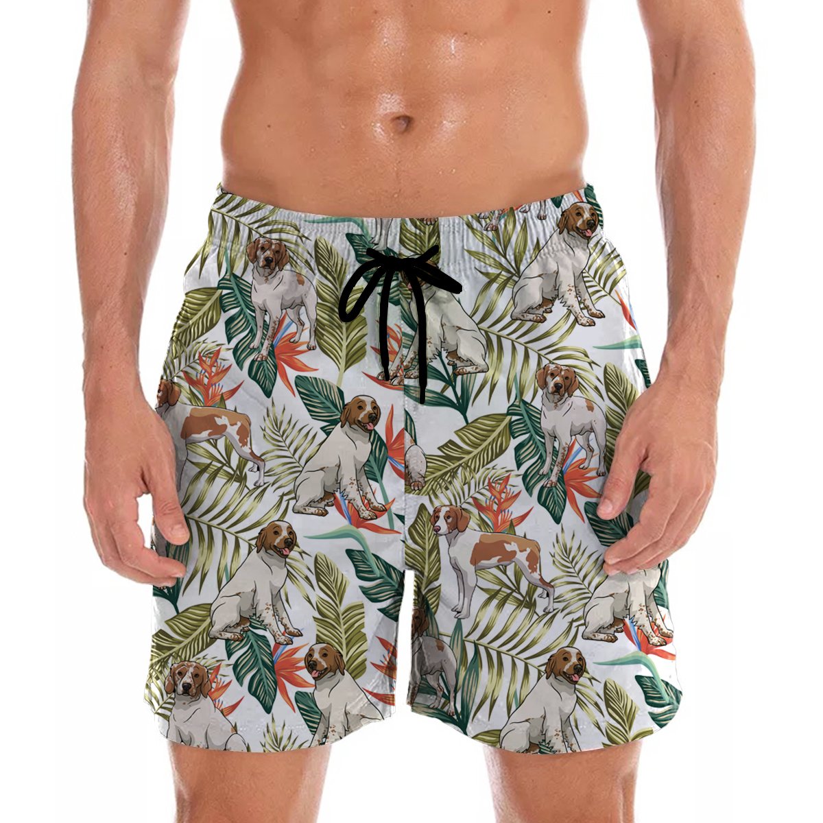 Brittany Spaniel Hawaii Shorts Ha43857