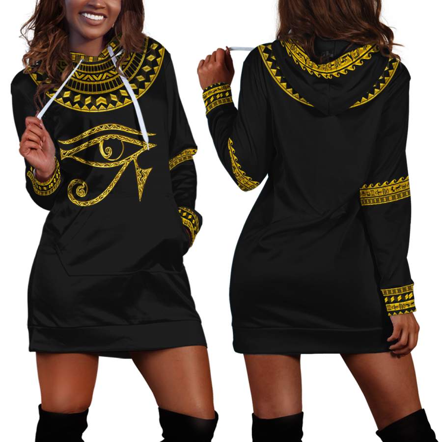 Ra Egypt Pullover Hoodie Dress