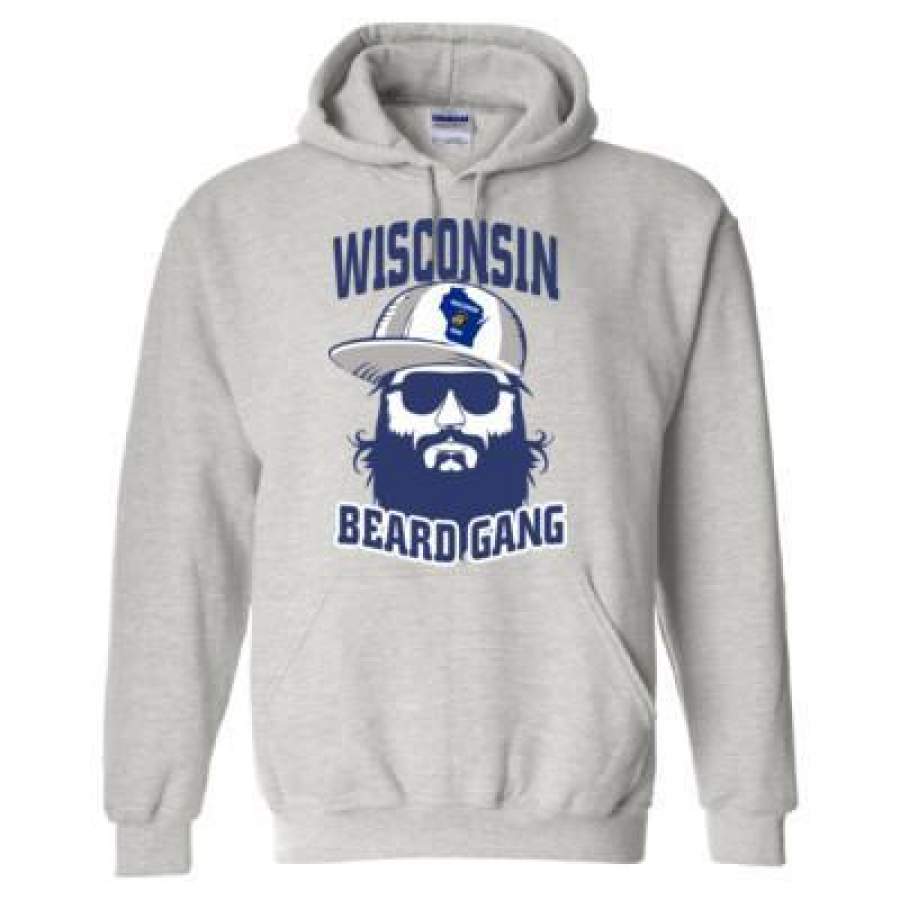 AGR Wisconsin Beard Gang – Heavy Blend™ Hooded Sweatshirt