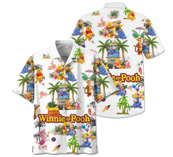 Winnie The Pooh Summer Hawaiian Shirt Chm