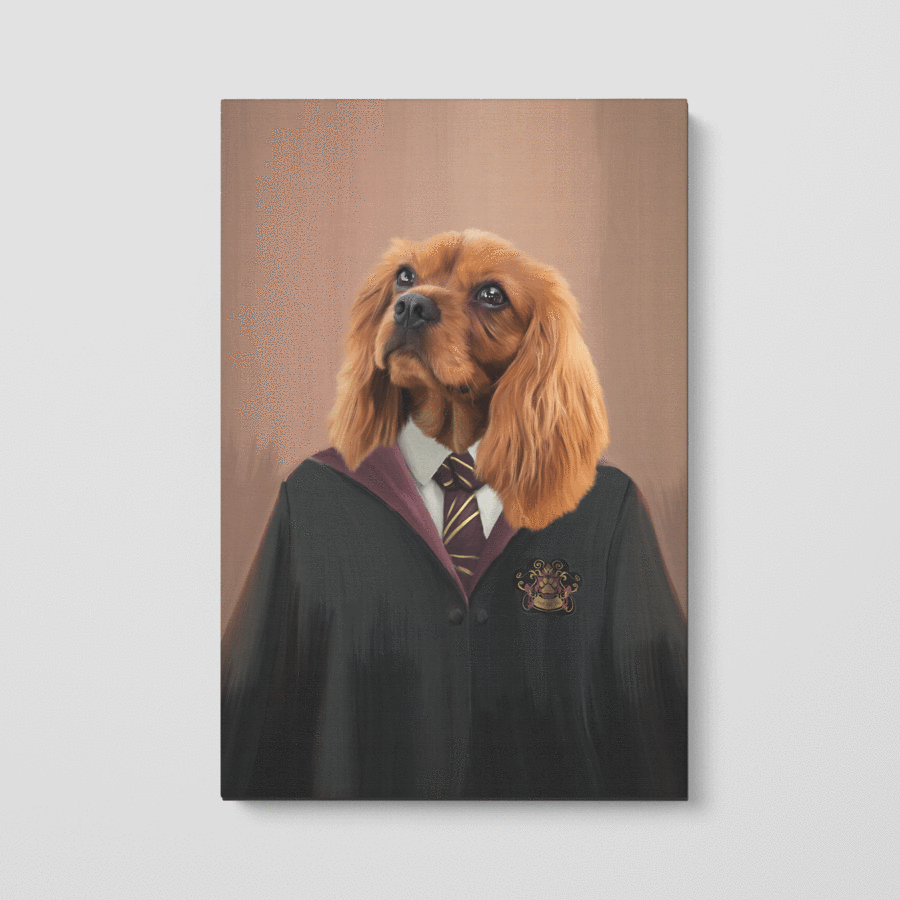 Gryffinpaw | Pet , Dog , Cat Portrait Photo Upload Gift Custom Canvas, Poster | Personalized Gift