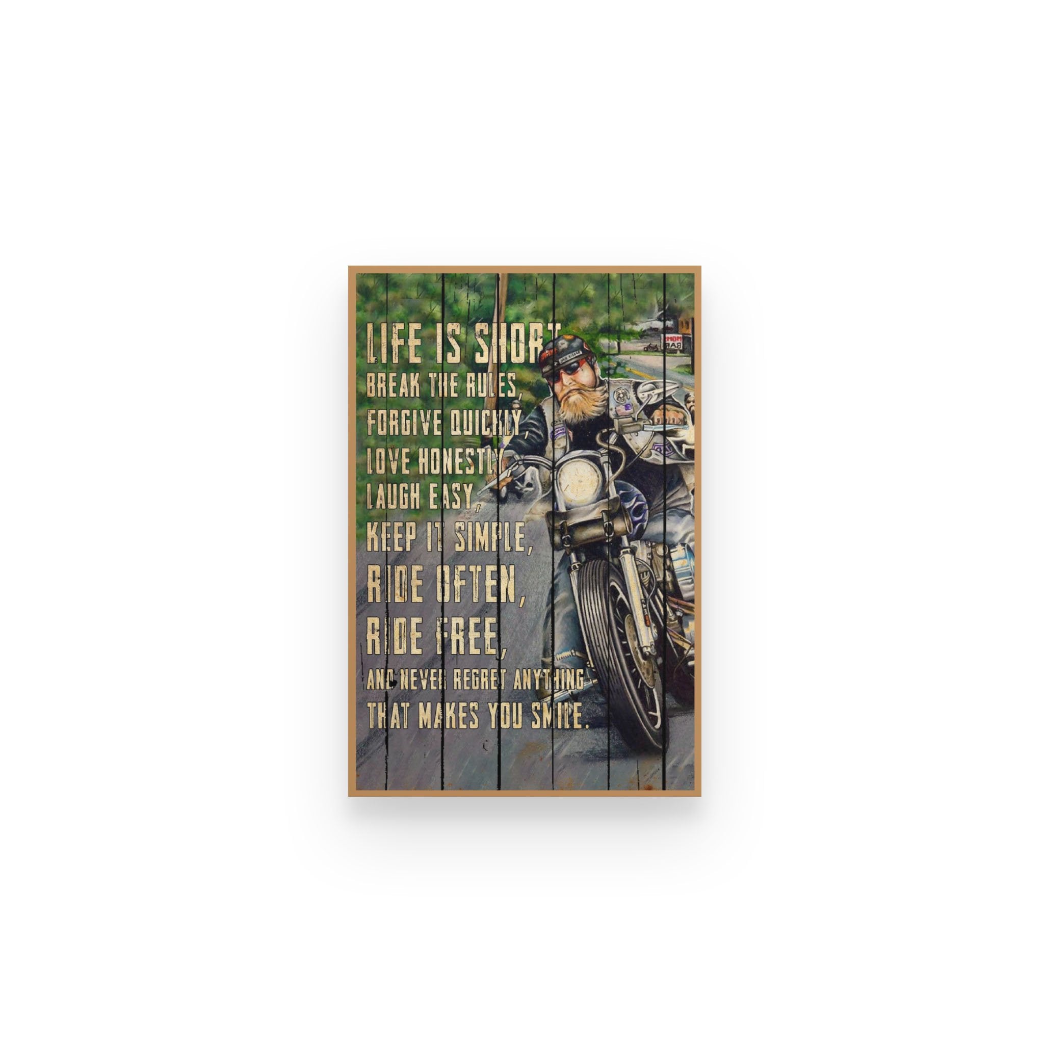 Biker Life Short Break The Rule – Poster