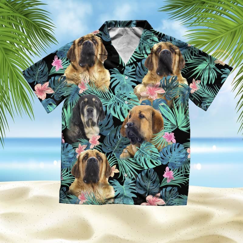 Felacia Spanish Mastiff Summer Leaves Hawaii Shirt Ha34097