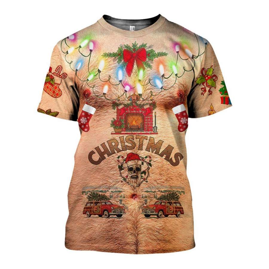 3D All Over Printed Christmas Decorating Ideas Shirts and Shorts