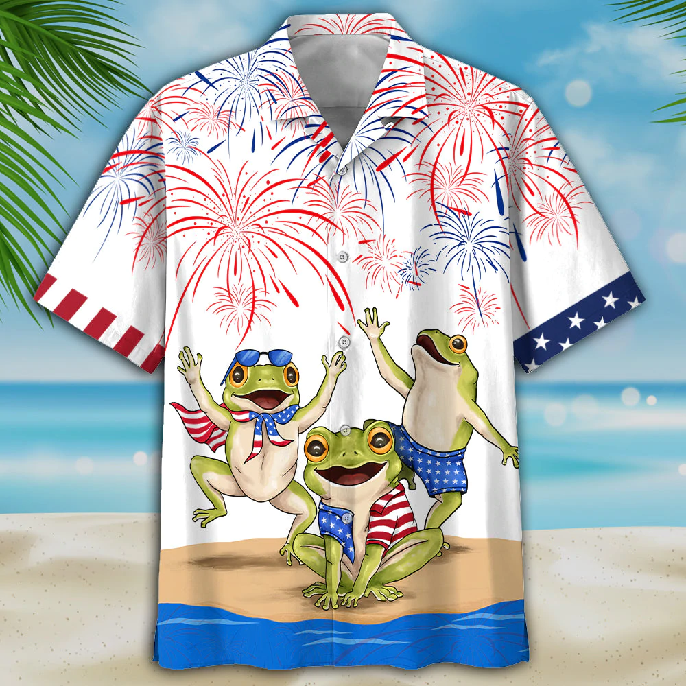 Frogs Hawaii Shirt Independence Day Is Usa Patriotic Hawaii Ha99351