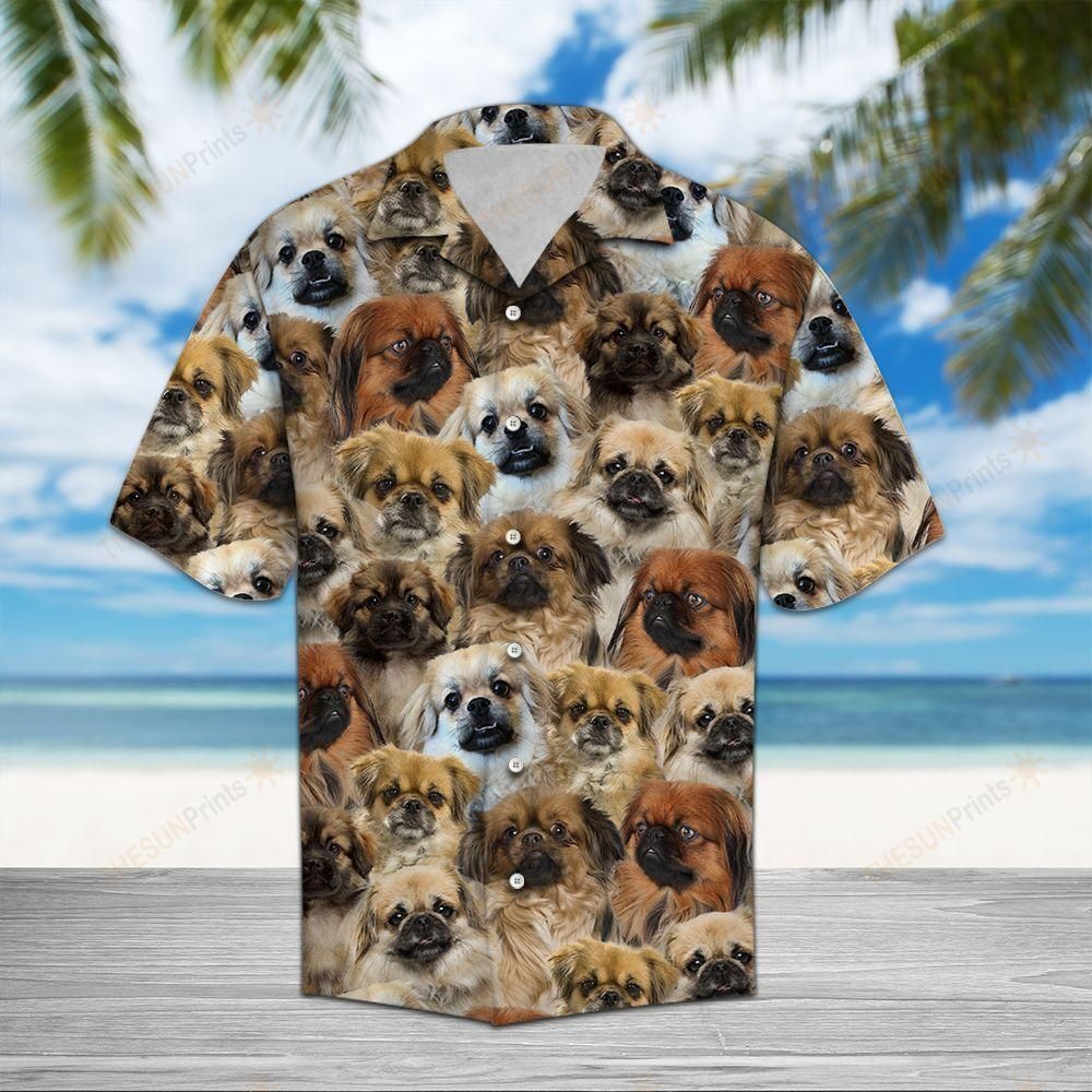 Tibetan Spaniel Awesome Hawaiian Shirt Ha17226