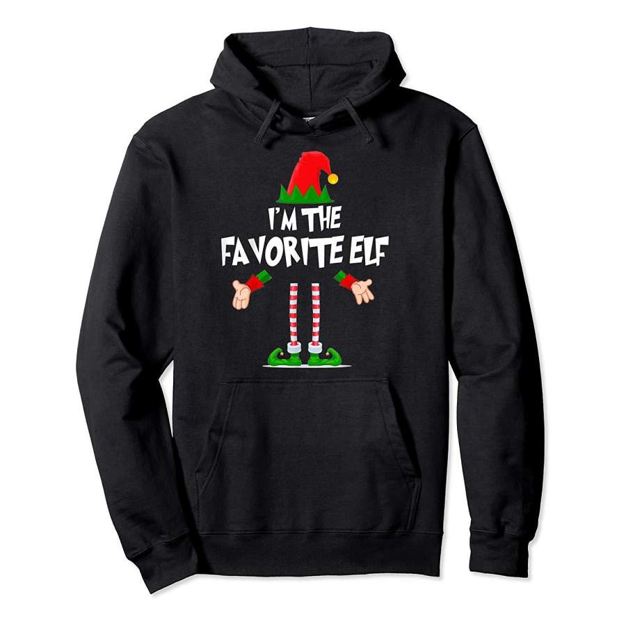 I’m The Favorite Elf Family Matching Christmas Tshirt Hoodie