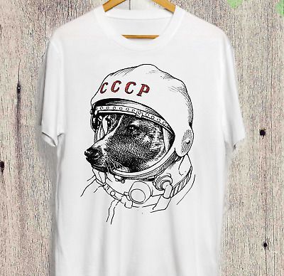 Ussr Cccp Shirtspace Shirt Space Dogs First Animal In Space Shirt