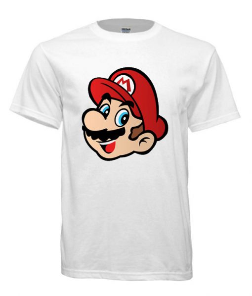 Game Super Mario Head Design RS T Shirts