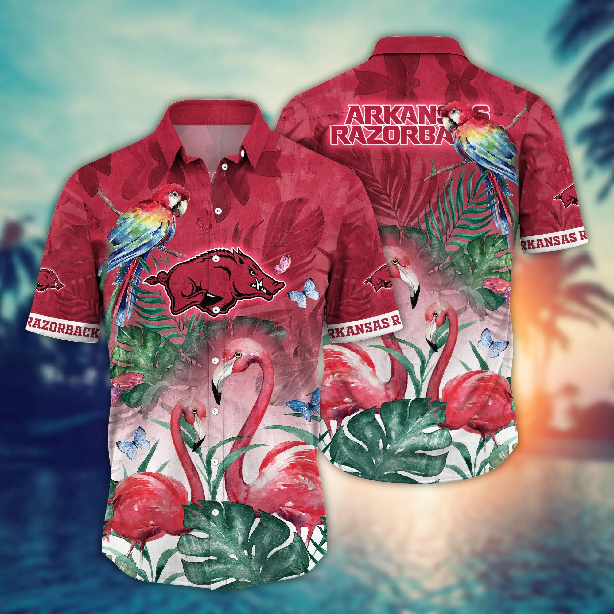 Arkansas Razorbacks NCCA Hawaiian Shirt Picnics Aloha Shirt