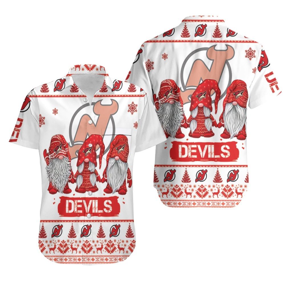 Christmas Gnomes New Jersey Devils Ugly Sweatshirt Hawaii Shirt Ha59143