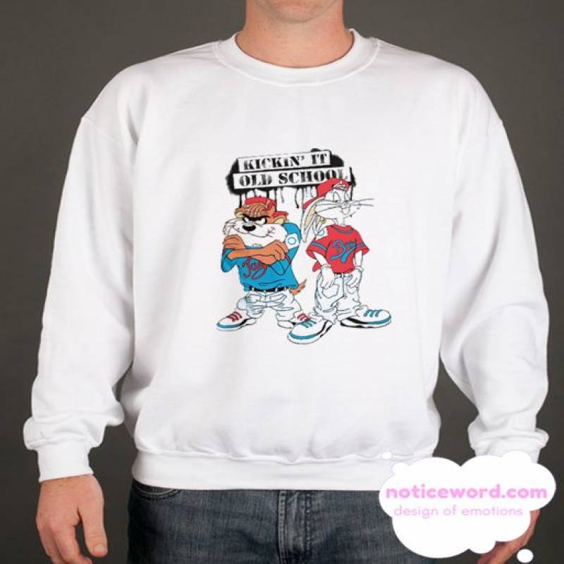 Bugs Bunny and Taz Old School smooth Sweatshirt