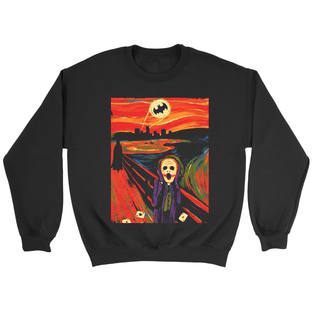 The Scream Joker Batman Heath Ledger Sweatshirt