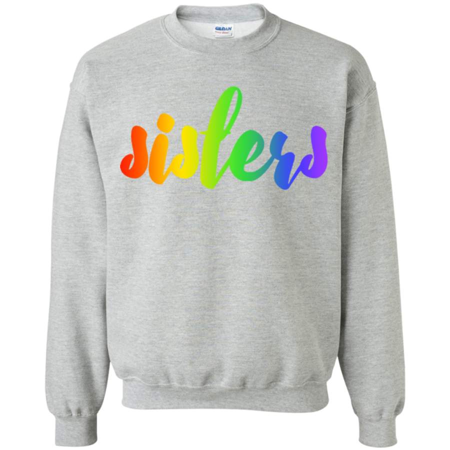 AGR rainbow sisters Crewneck Pullover Sweatshirt