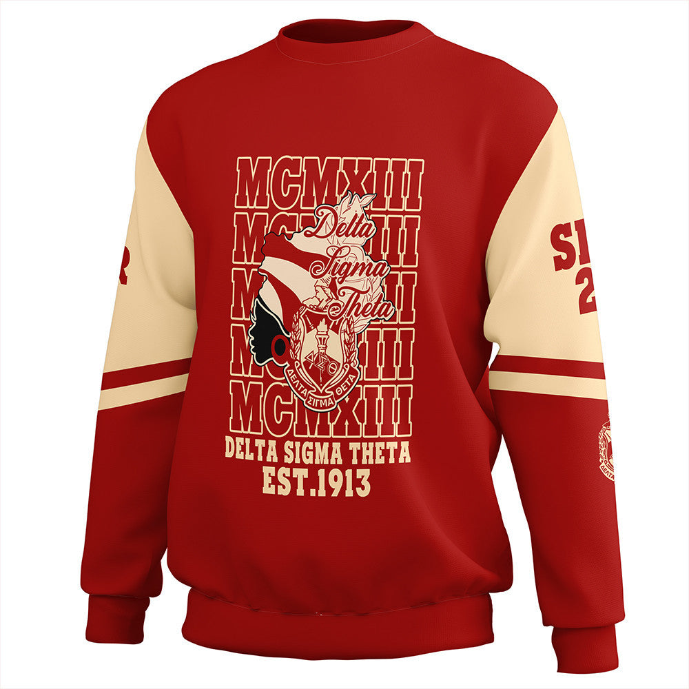 Wonder Print Shop Sweatshirt – Personalized Delta Sigma Theta Mcm Style Sweatshirt