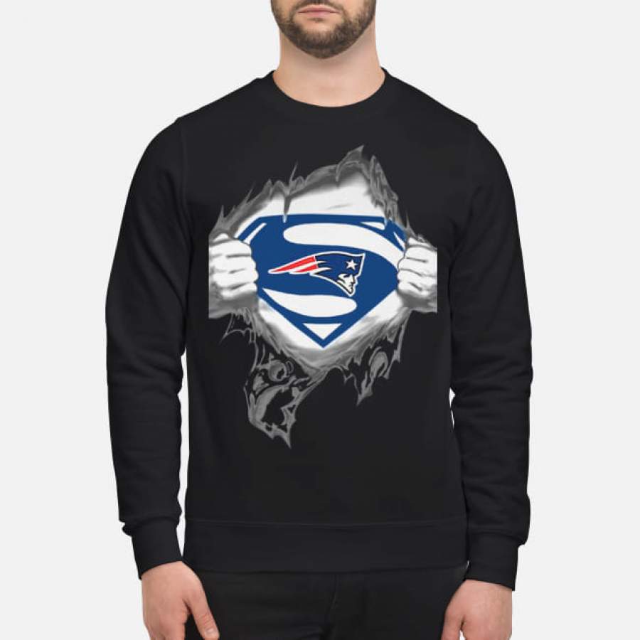 Superman New England Patriots Sweatshirt