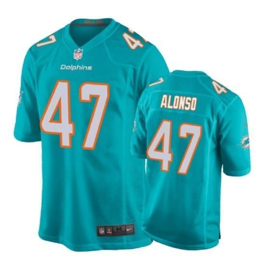 Dolphins Kiko Alonso Game Aqua Mens Jersey