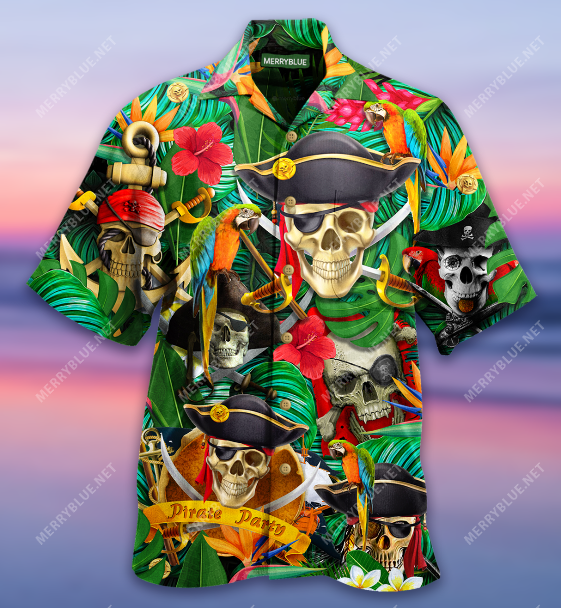 Sailors Tell Pirates Make Ledgends Unisex Hawaii Shirt Ha71542