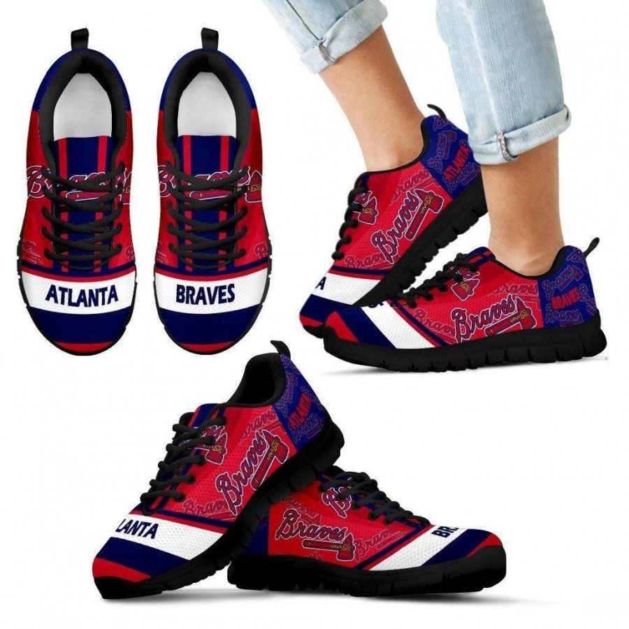 Three Impressing Point Of LogoAtlanta Braves Sneakers #431