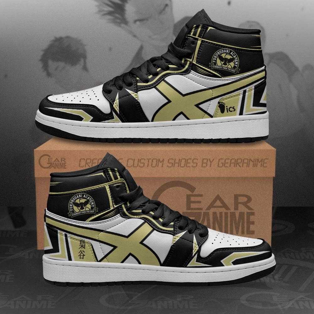 Fukurodani Academy Haikyuu Custom Anime Mn10 Air Jordan Shoes Sport Sneakers