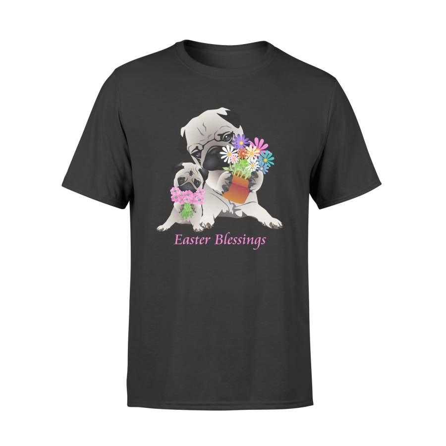 Easter Blessings Pug T Shirt