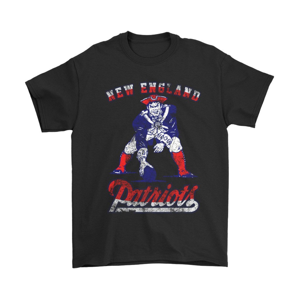 Ne New England Patriots Retro Grunge Men’S T-Shirt