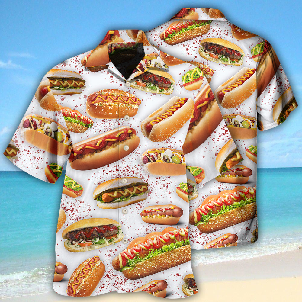 Hot Dog Basic Hawaii Shirt Ha77731