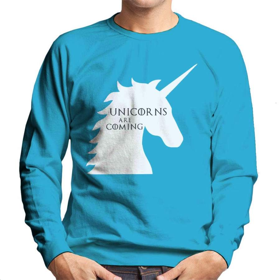 Unicorns Are Coming Game Of Thrones Mix Men’s Sweatshirt