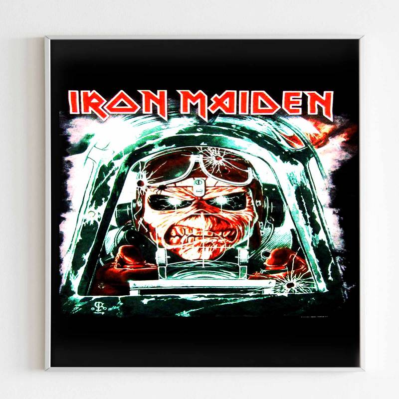 Iron Maiden Aces High Ed World Tour Poster