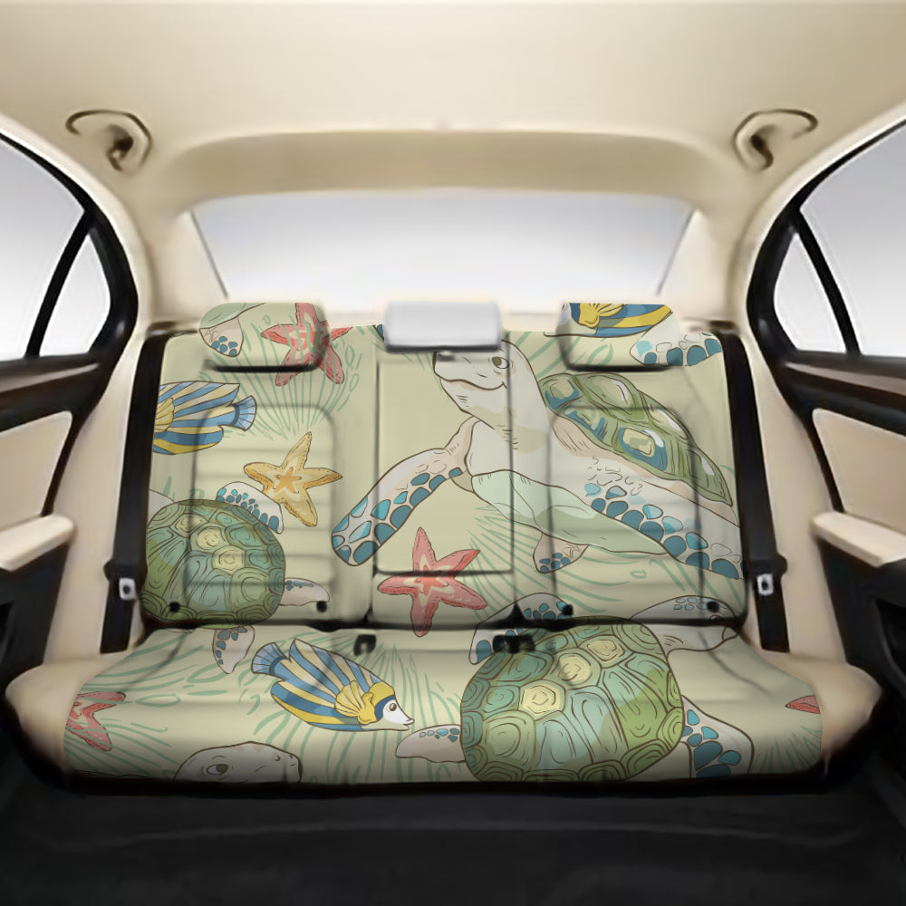 World Animal In Sea Back Seat Cover AH J1