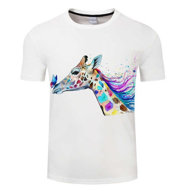 Colorful Giraffe T-Shirt