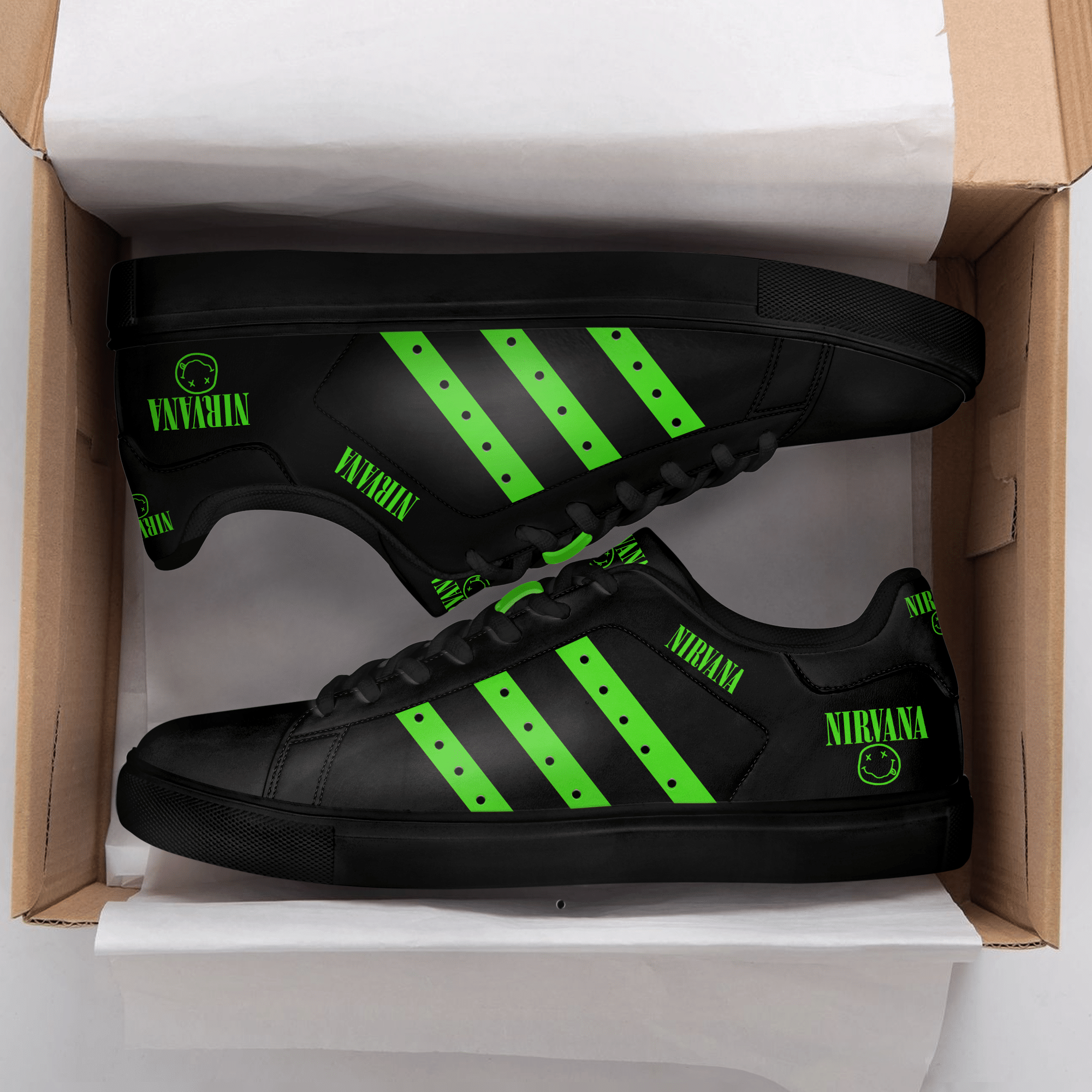 Nirvana Rock Band Low Top Shoes V10