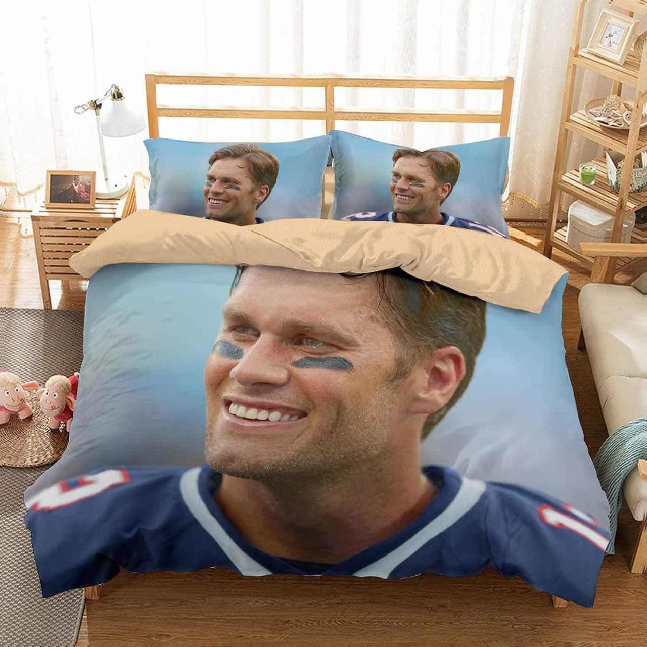 3D Customize Tom Brady Bedding Set Duvet Cover Set BedroomSet Bedlinen