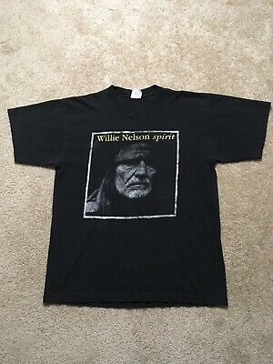 Vintage Willie Nelson Last Breed Tour T Shirt 3929