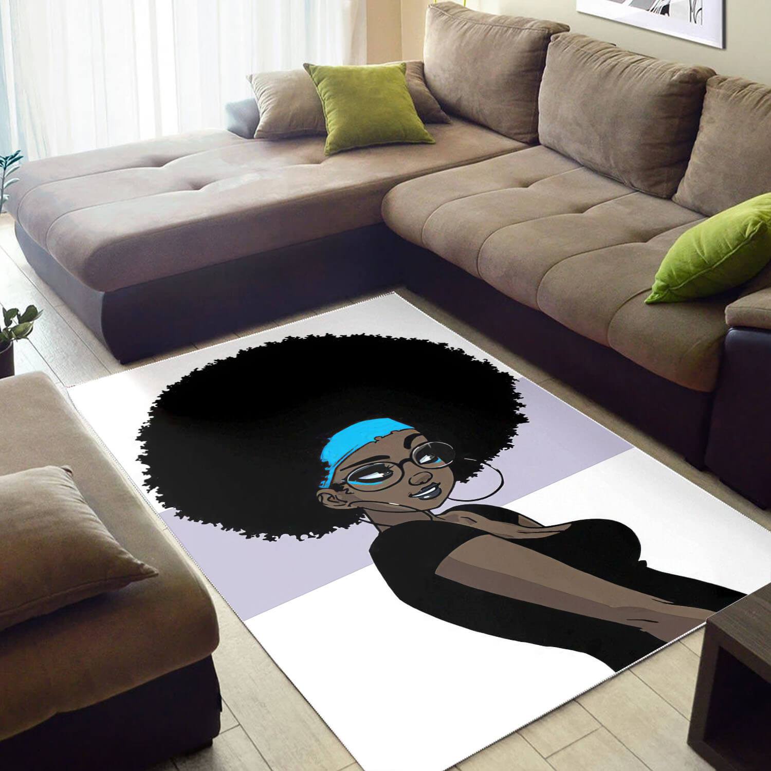 Afrocentric Area Rugs Pretty Afro American Woman African Themed Area Rugs African Themed Rooms Ideas WBG29498