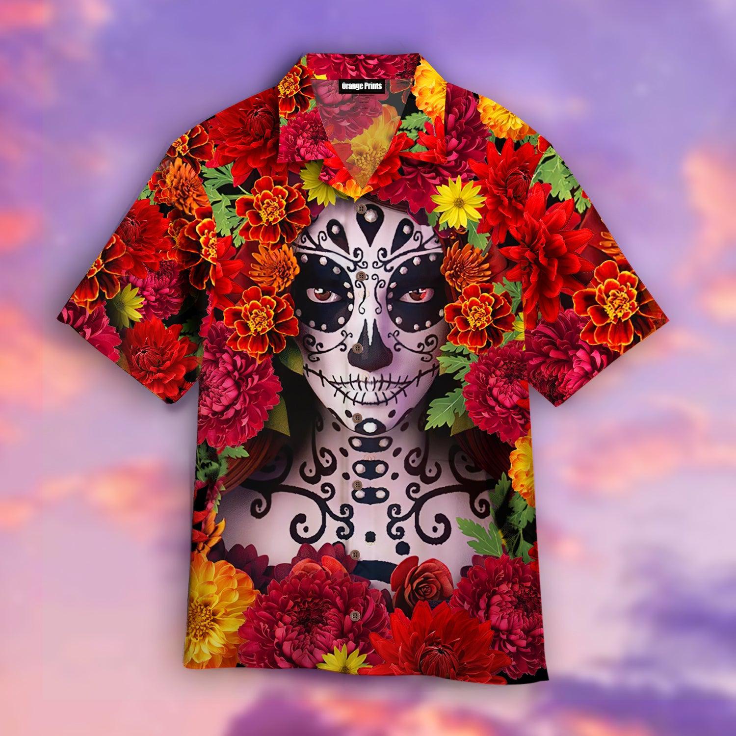 Mexico Day Of The Dead Hawaii Shirt For Men Women Ha36900