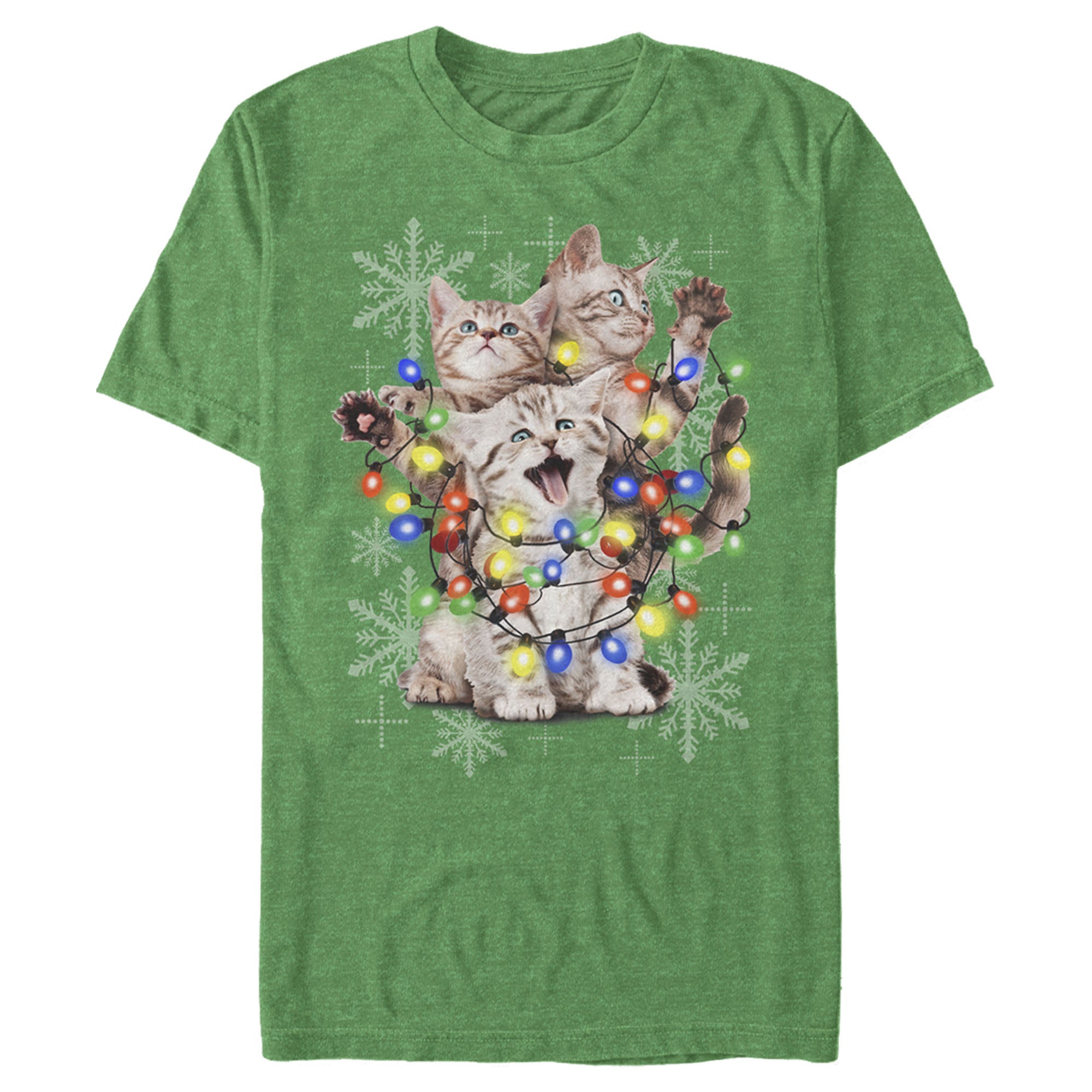 Lost Gods Men’S Kitten Lights  T-Shirt