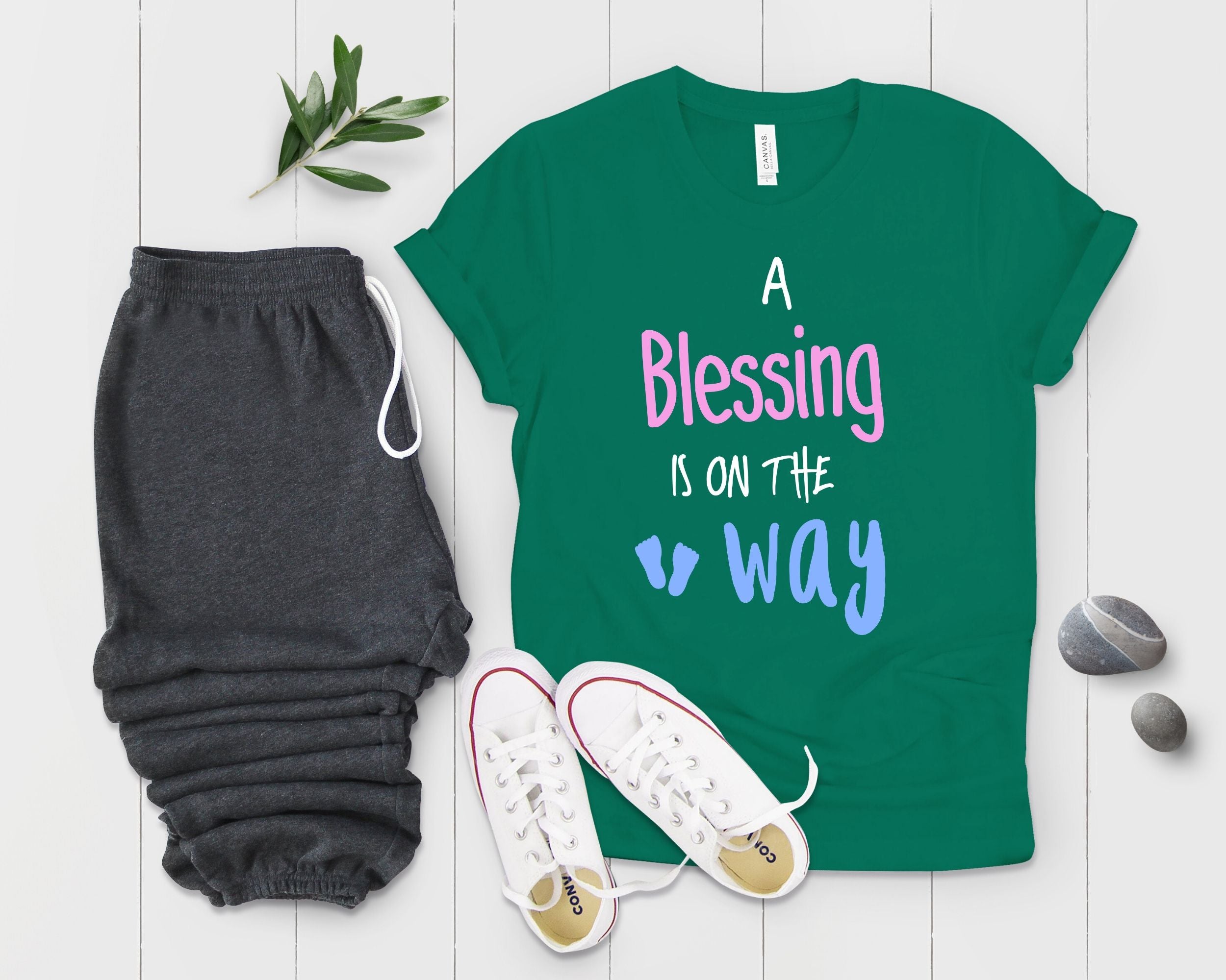 A Blessing Is On The Way Soon To Be Mom Shirt Maternity Clothes