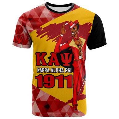 Kappa Alpha Psi T-Shirt – Fraternity Kappa Alpha Psi Diamond Background Kappa Men T-Shirt