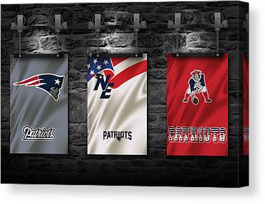 56 New England Patriots Joe Hamilton Canvas Print