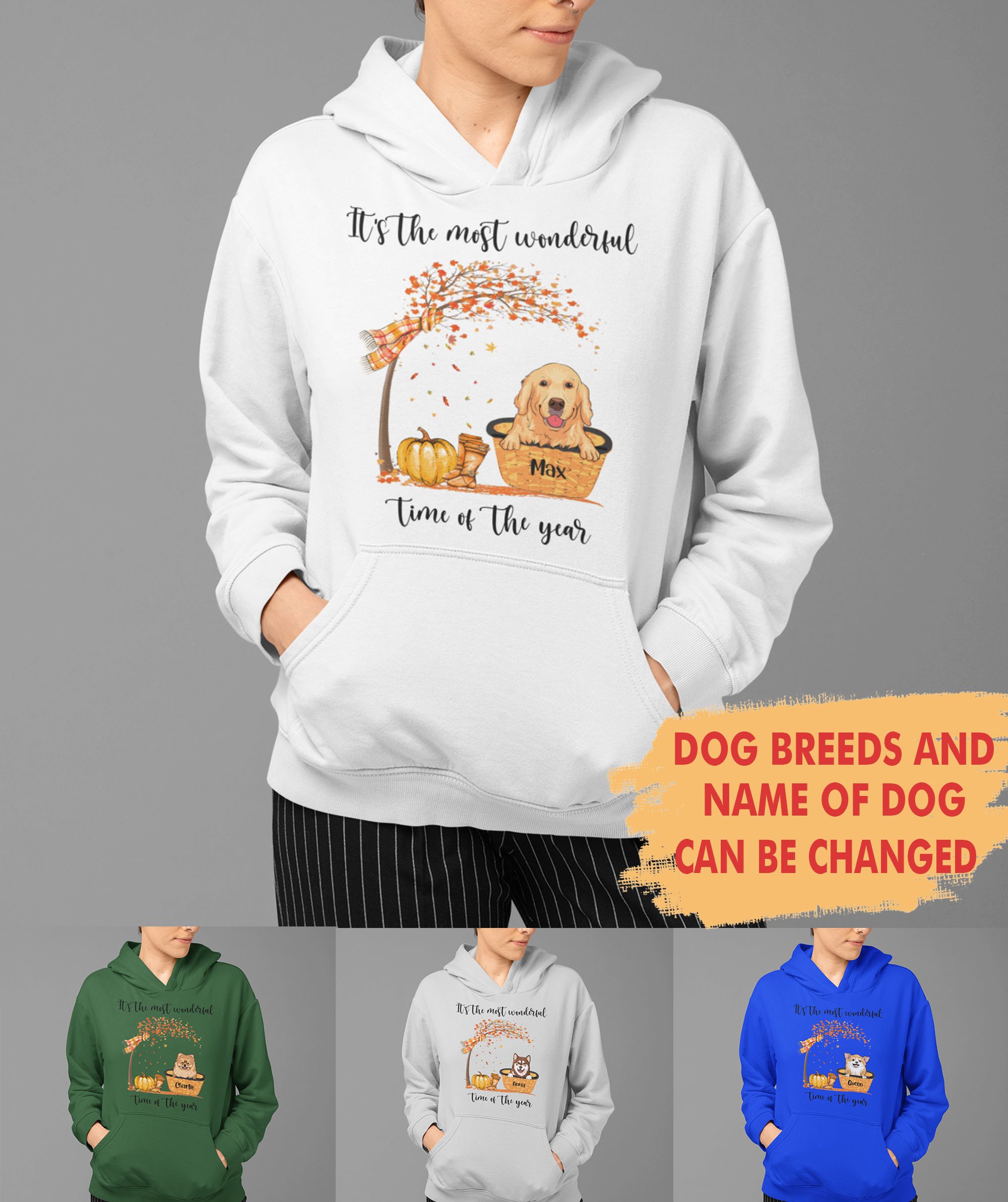 Wonderful Time Of The Year – Personalized Custom Classic Hoodie