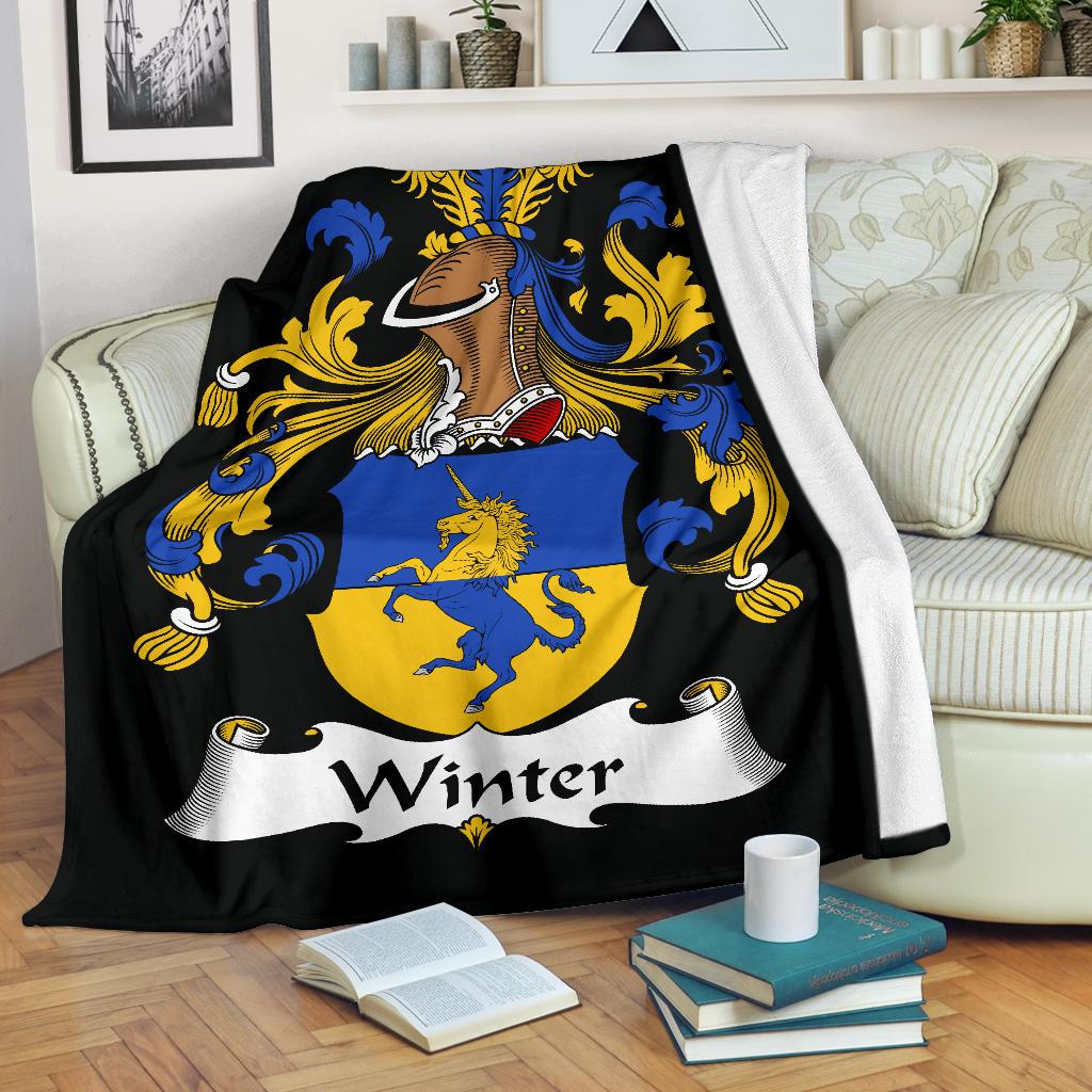 Winter Germany Blanket – German Family Crest A7