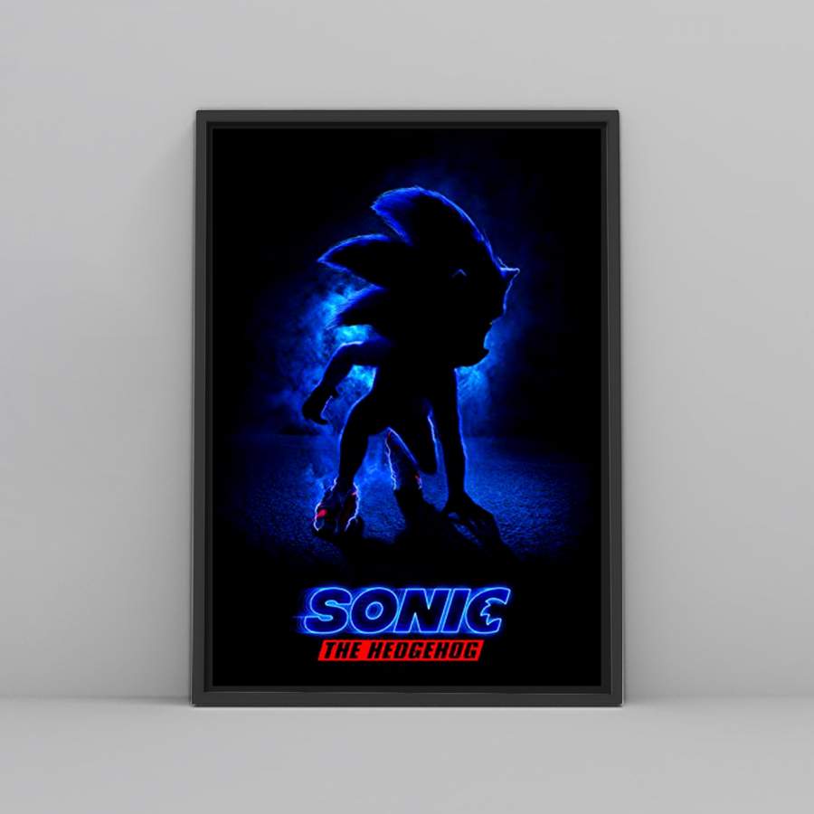 Sonic The Hedgehog Shadow Poster Poster